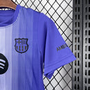 Kit Infantil Barcelona Goleiro Roxo 2025/26 - Infantil