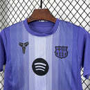 Kit Infantil Barcelona Goleiro Roxo 2025/26 - Infantil