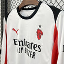 Camisa Milan Away Manga Comprida 2025/26 - Torcedor Manga Comprida