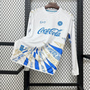 Camisa Napoli Pré Jogo Manga Comprida 2025/26 - Torcedor Manga Comprida