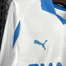 Camisa Olympique Marseille Titular Manga Comprida 2025/26 - Torcedor Manga Comprida