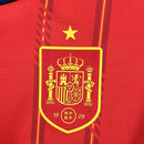 Camisa Espanha Titular Manga Comprida 2026/27 - Torcedor