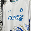 Camisa Napoli Pré Jogo Manga Comprida 2025/26 - Torcedor Manga Comprida