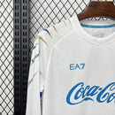 Camisa Napoli Pré Jogo Manga Comprida 2025/26 - Torcedor Manga Comprida