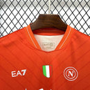 Camisa Napoli Goleiro Laranja 2025/26 - Torcedor Masculino