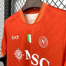 Camisa Napoli Goleiro Laranja 2025/26 - Torcedor Masculino