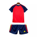 Kit Infantil Espanha Titular Campeã do Mundo 2026/27 - Duas Estrelas - Infantil
