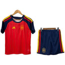Kit Infantil Espanha Titular Campeã do Mundo 2026/27 - Duas Estrelas - Infantil