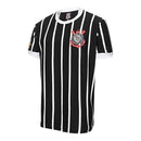 Camisa Corinthians Preta com listras brancas 1982  - Versão Retro