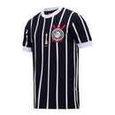Camisa Corinthians Preta com listras brancas  1977 - Versão Retro