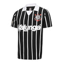 Camisa Corinthians Branca e preta 1990 - Versão Retro