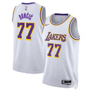 Regata NBA Nike Los Angeles Lakers nº 77 Luka Dončić Masculina - Branca
