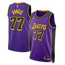 Regata NBA Los Angeles Lakers nº 77 Luka Dončić - Roxo e Preto