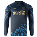 Camisa Napoli Pré Jogo Manga Comprida 2025/26 - Torcedor