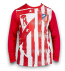 Camisa Atlético de Madrid Pré Jogo Manga comprida 2025/26 - Versão Torcedor