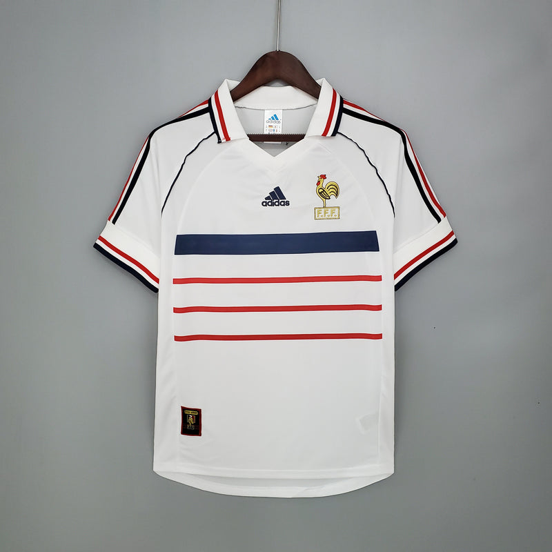 Camisa França Away 1998 - Adidas Versão Retro